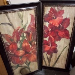 Dos Cuadros De Decoracion$65.00dlls Por Dos 