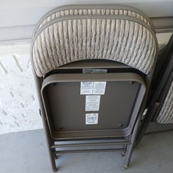 4 New Card Table Chairs For 100.00