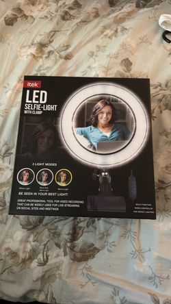 itek LED Selfie Ring Light with Clamp