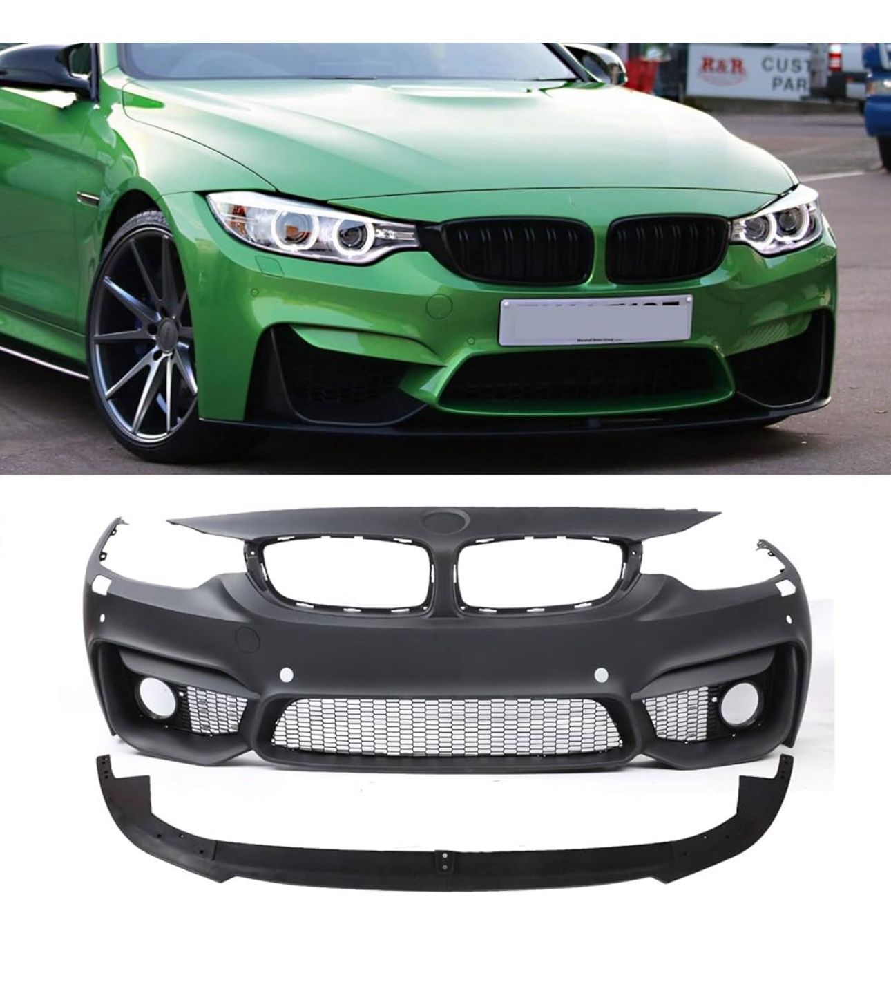 Front bumper/with holes/for F32/M-TECH (2-door/4-door universal)