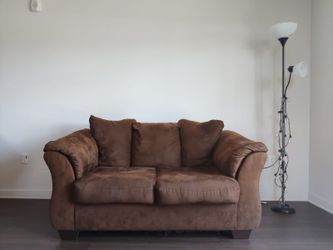Move out sale: 2 seater/loveseat sofa
