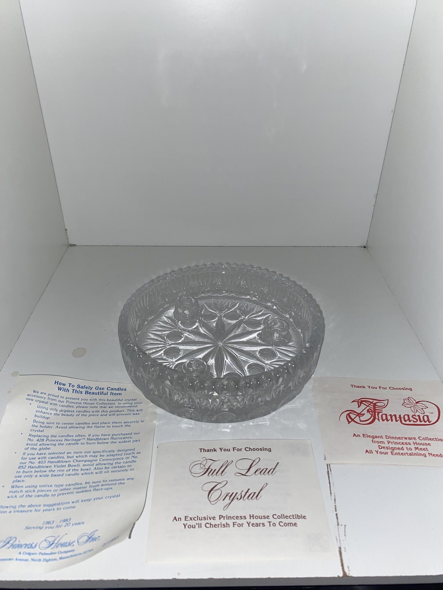 Princess House Fantasia Candle Holder