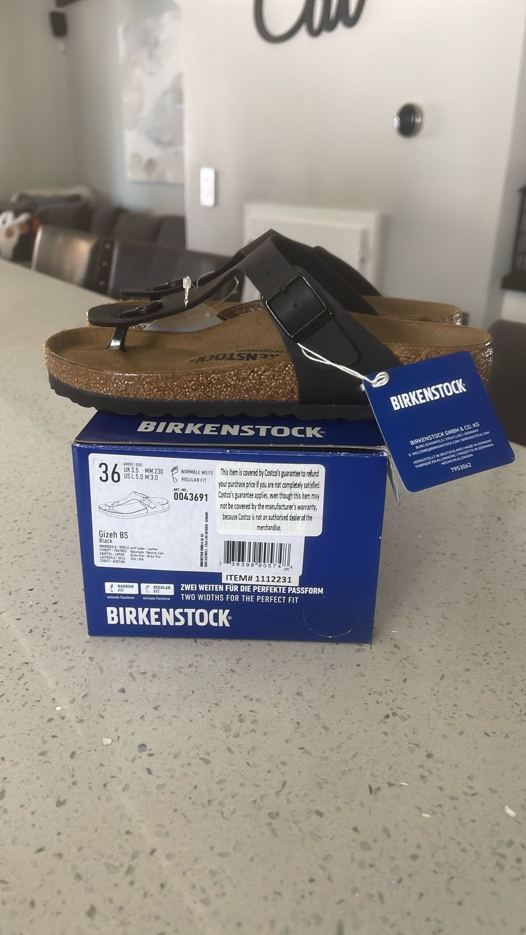 Birkenstock Gizeh Size 36