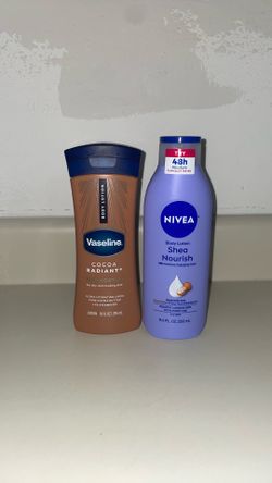 Vaseline and Nivea lotions