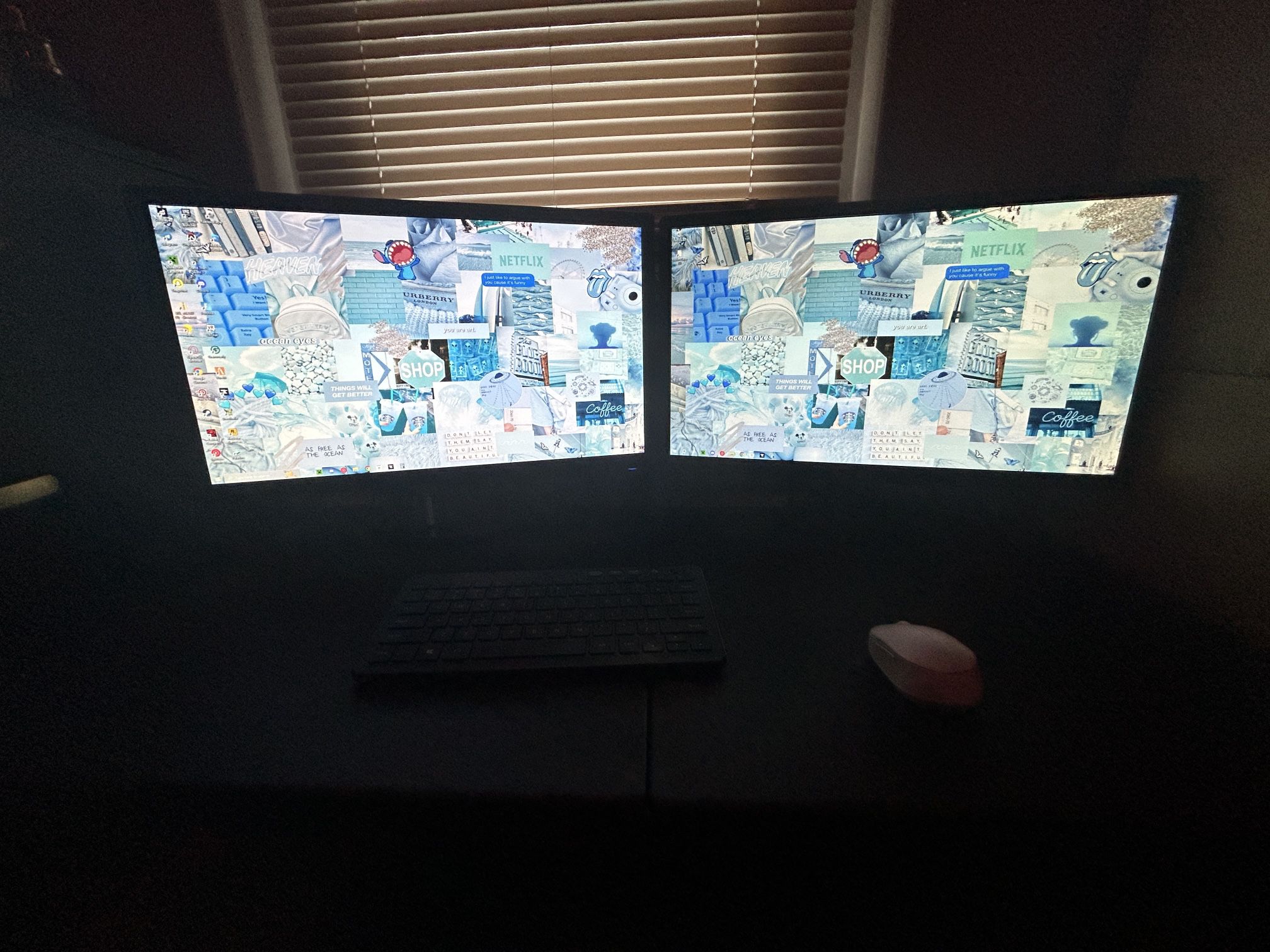 Desktop Gaming Computer (with monitors)