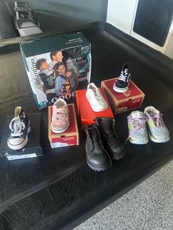 Shoes and baby carrier