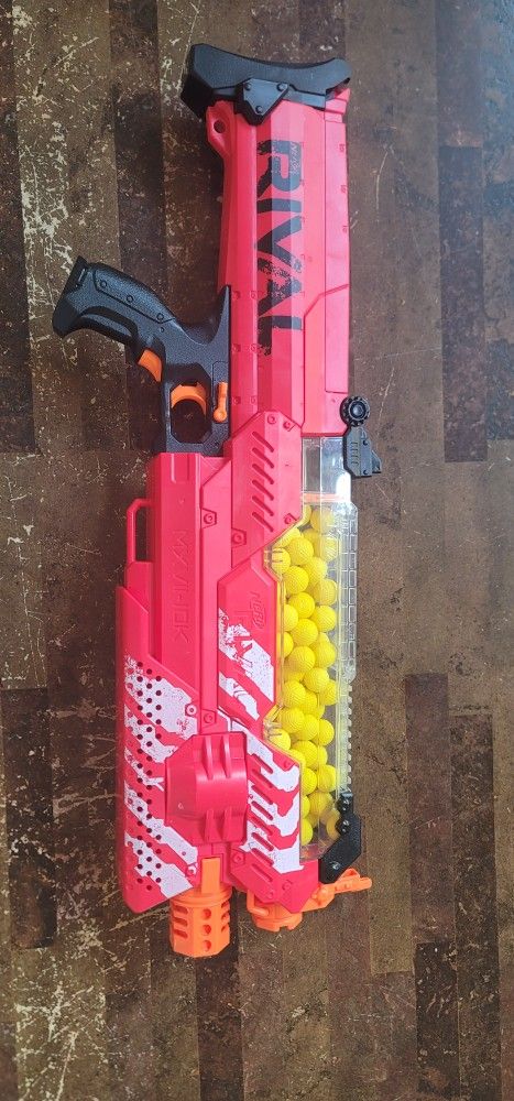 Nerf Rival MXVII-10K Nemesis Blaster Red 2018 Tested Working.