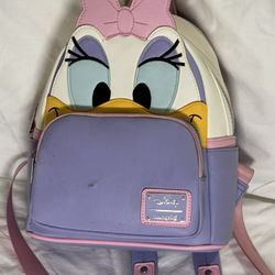 Disney Parks Daisy Duck Loungefly Minibackpack 