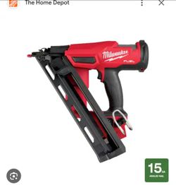Brand/Model: Milwaukee M18 FUEL (Model 2839-20)Type: 15-Gauge Angled Finish NailerPower