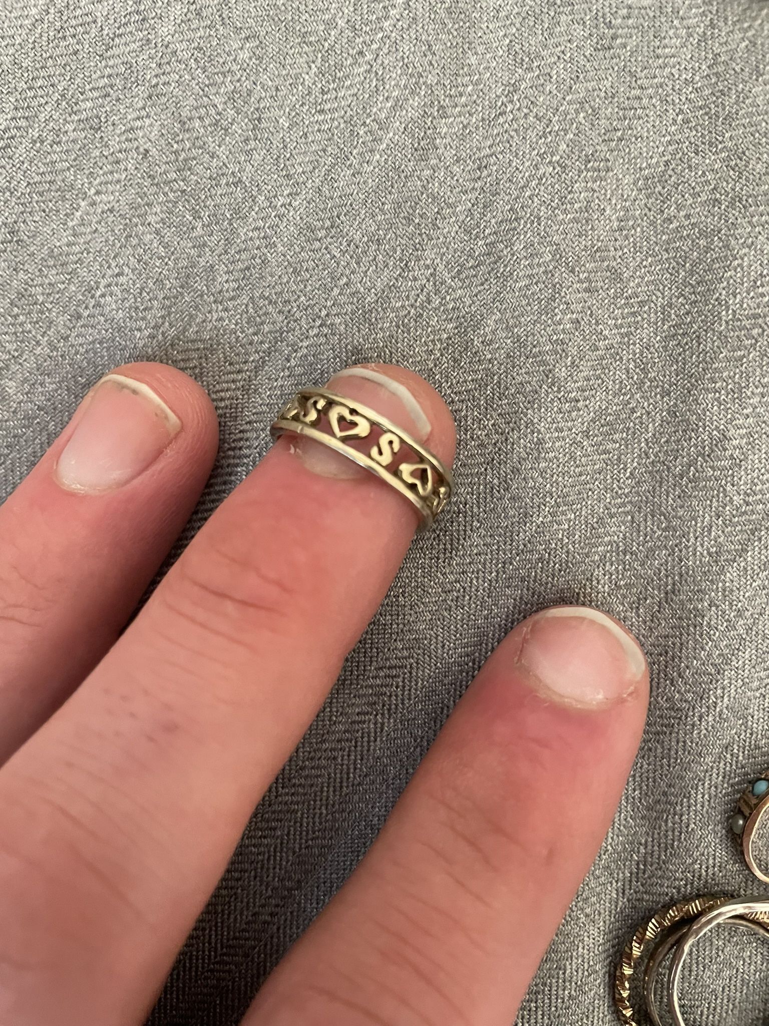 Sterling Silver (.925) Heart Love Ring
