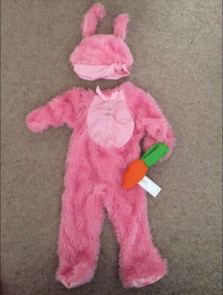Toddler Halloween bunny costume
