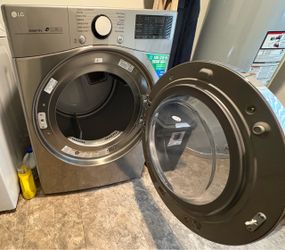 LG Front Load Dryer with Steam and Sensor Dry