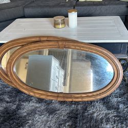 Two Vintage Oval Mirrors