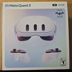 Meta Quest 3  512GB VR Headset - NEW SEALED.