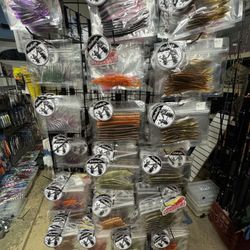 Dadbaits Salt And Fresh Water Plastics And Tube  Hook Up Style Fishing Baits. Great gift Idea. 