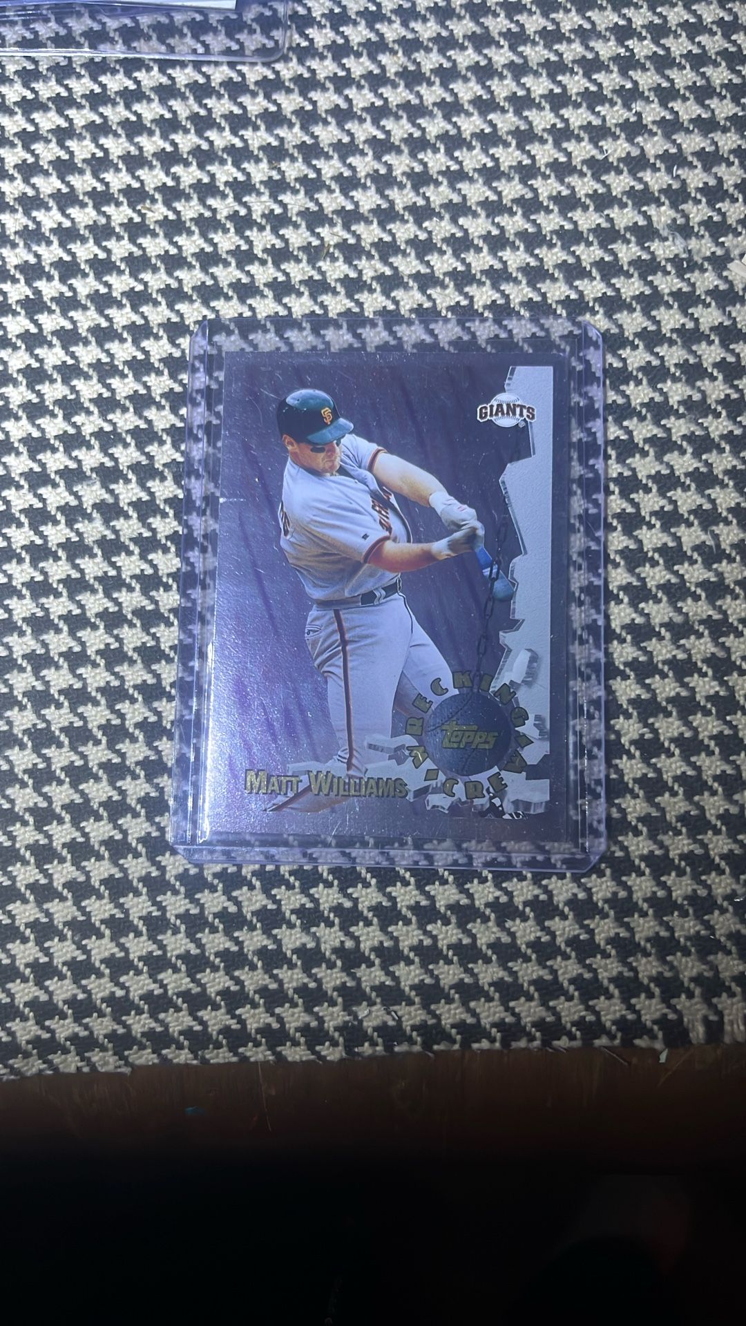 1995 Matt Williams Wrecking Crew Giants Baseball Card
