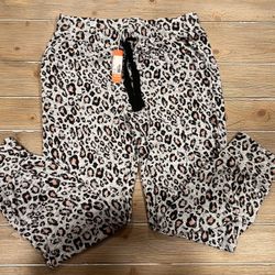 NWT Sundry Leopard Print Jogger Pant Size 2 Retail $128