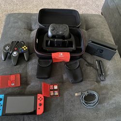 Nintendo Switch With Accessories (Negotiable)