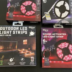 Light Strips Multi Colors And Music Activated Each One For 15 Dollar