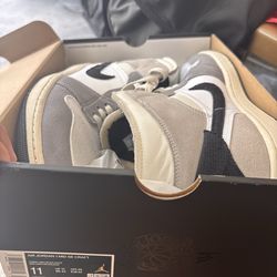 Size 11 Air Jordan 1 Mid SE Craft “Cement Grey” (Men)