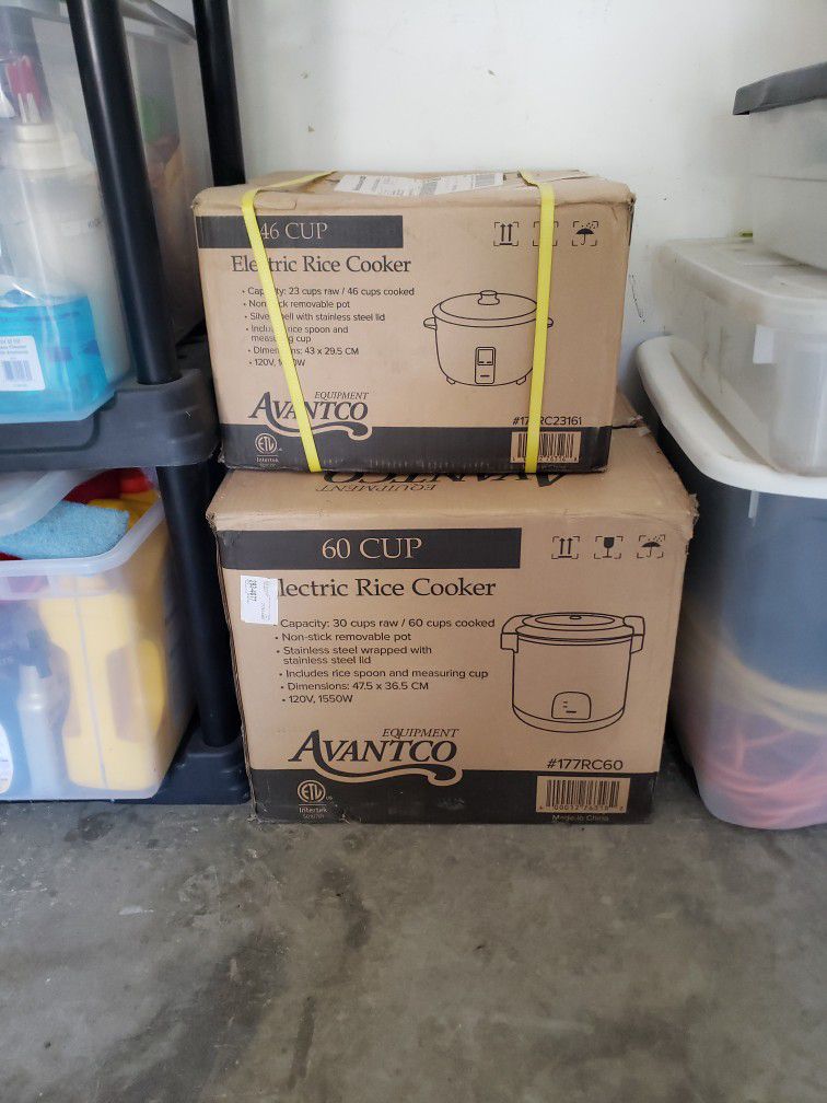 2 Brand New Electric Rice Cookers 
