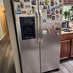 GE Silver Refrigerators & Freezers