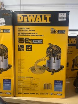 DeWalt 8-Gallon Stainless Steel Wet/Dry Vacuum