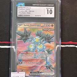 CGC GEM MINT 10: SANDY SHOCKS EX 228/182