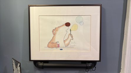 Sandra Boyton signed, framed and matted print