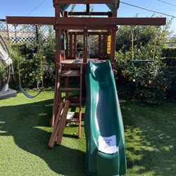 Disassembled Gorilla wooden Swing Set Ready For Pick Up