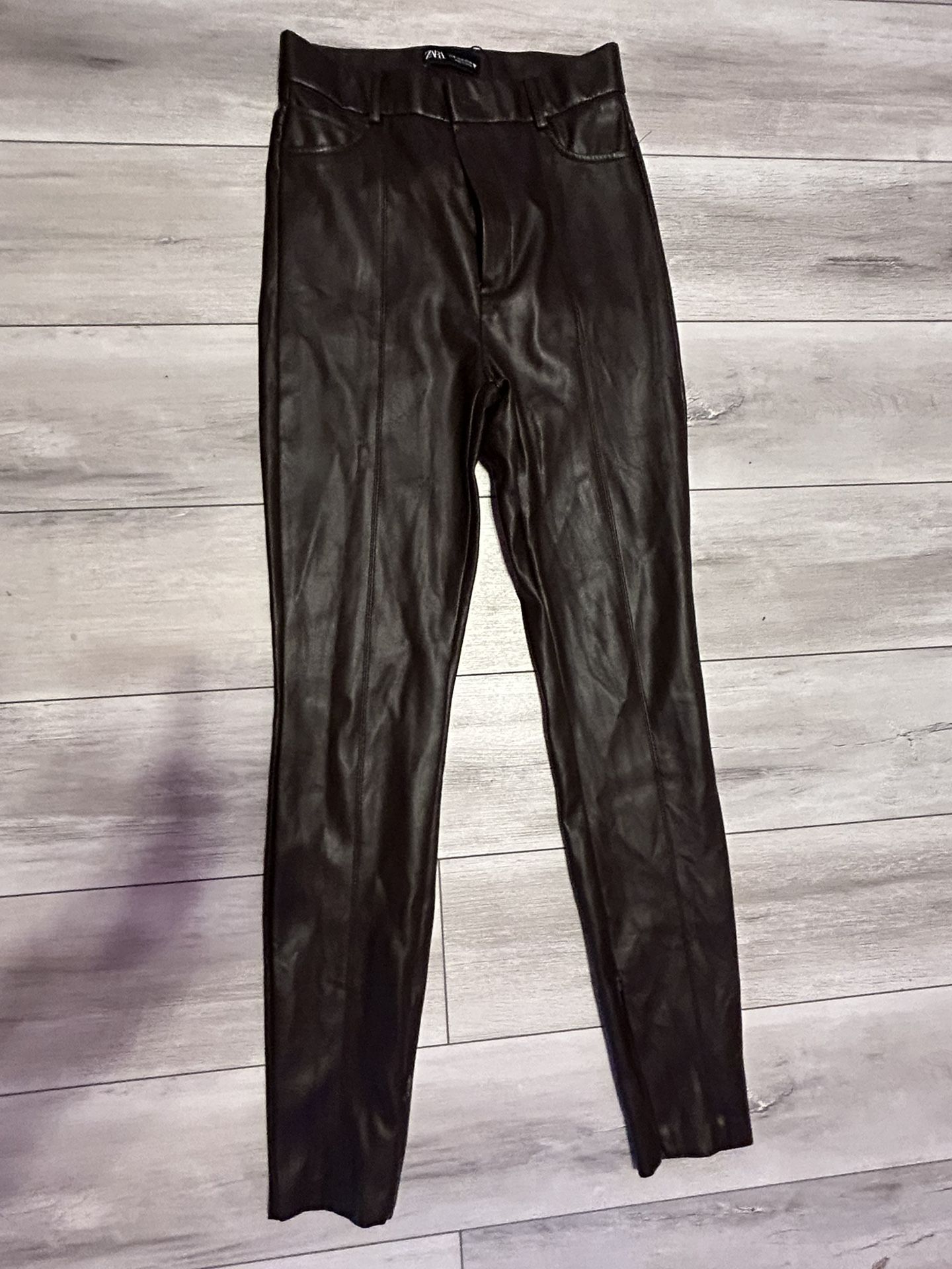 Luxury Leather Jeans