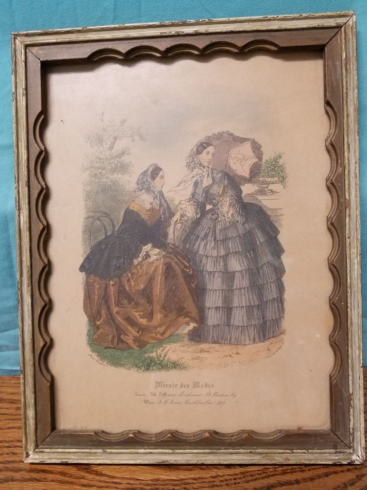 Antique picture signed and numbered