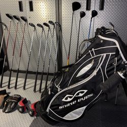 Complete Golf Club Set + Stand Bag (Scotty Cameron NOT Included)