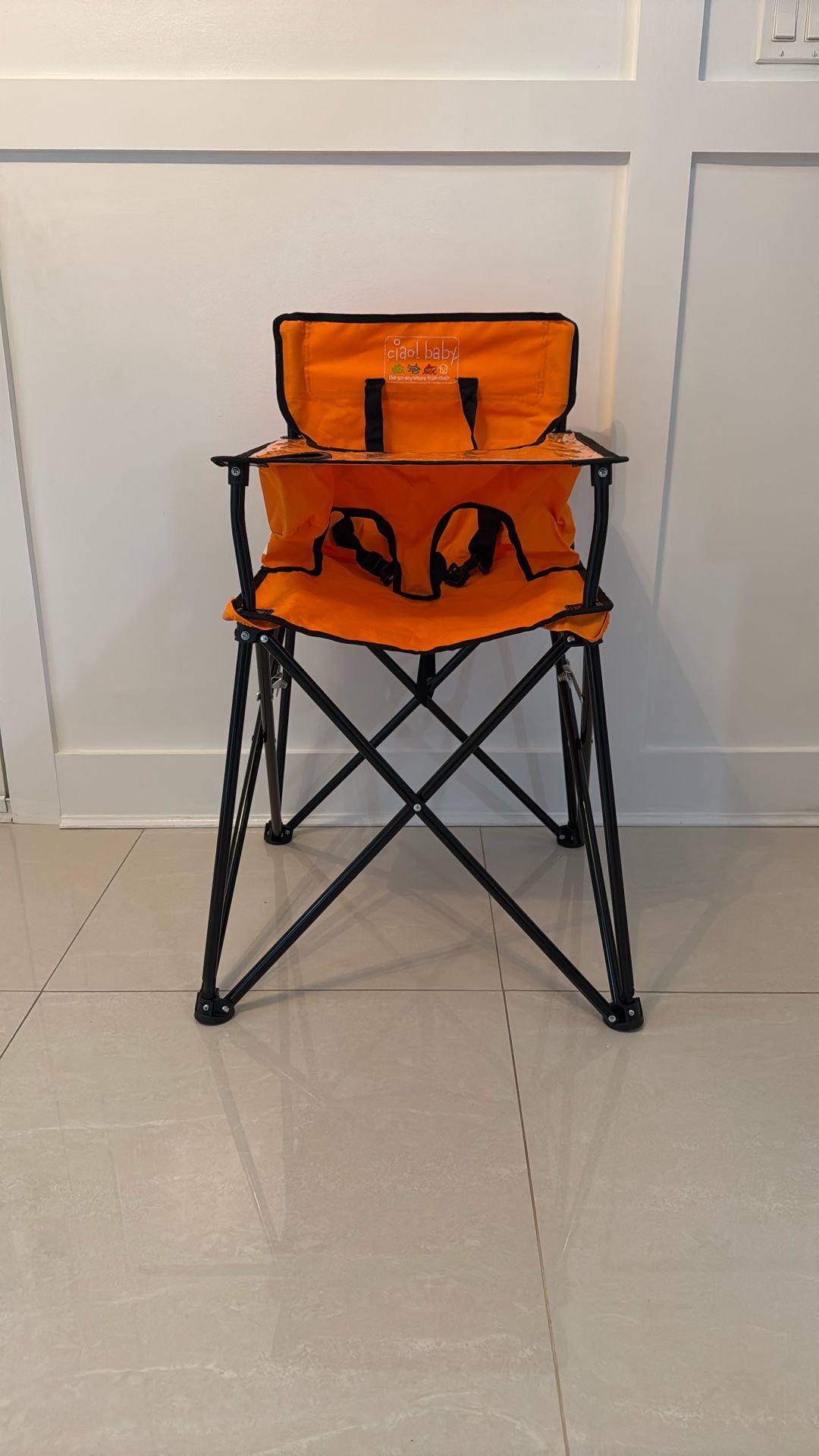 Ciao Baby Go Anywhere High Chair - Orange