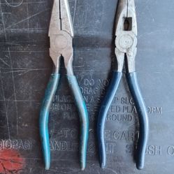 Used 8" Long Needle Nose Pliers 