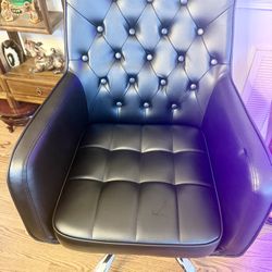 Brand New Button Tufted Faux Leather Office Task Chair with Padding