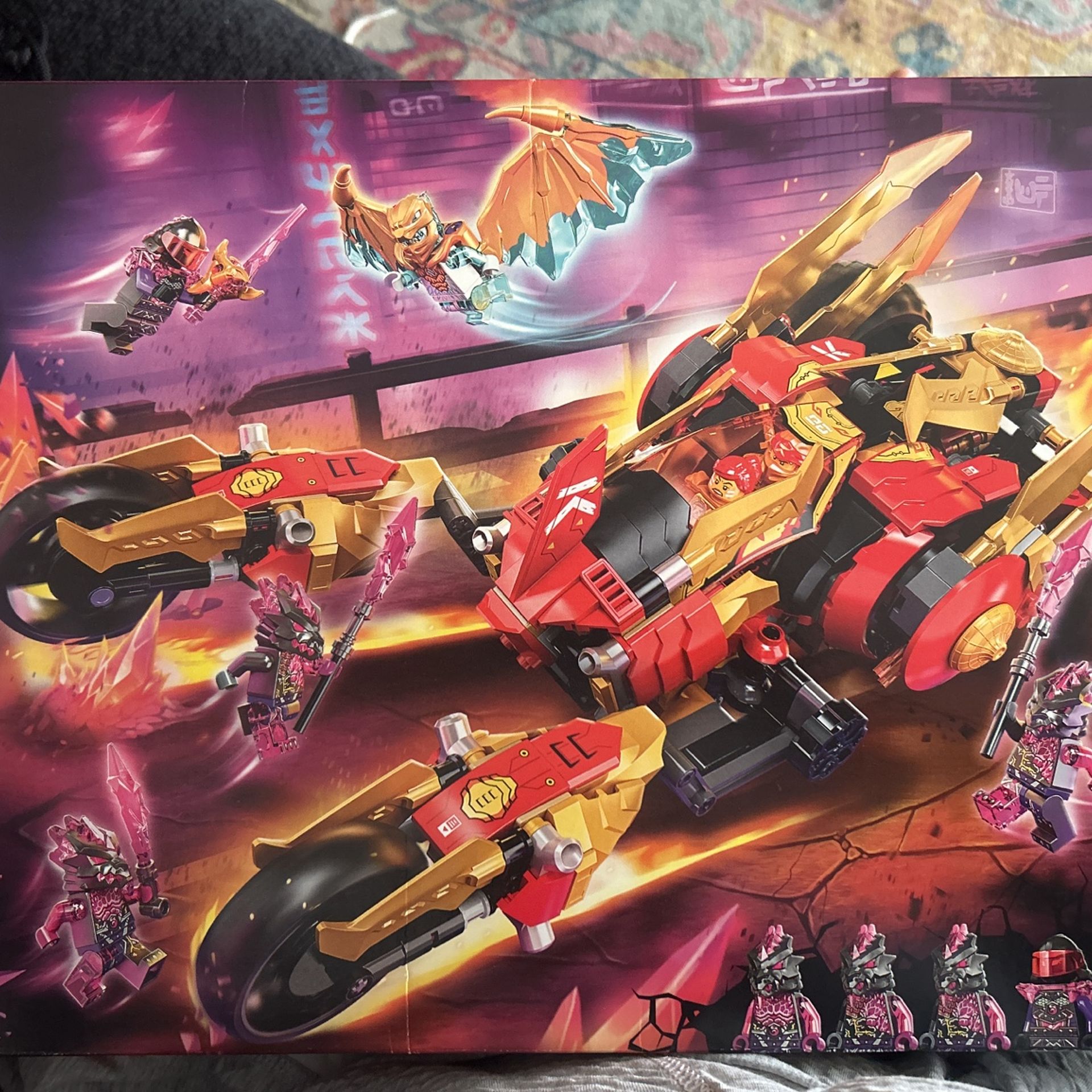 Lego Ninjago Kai's Golden Dragon Raider