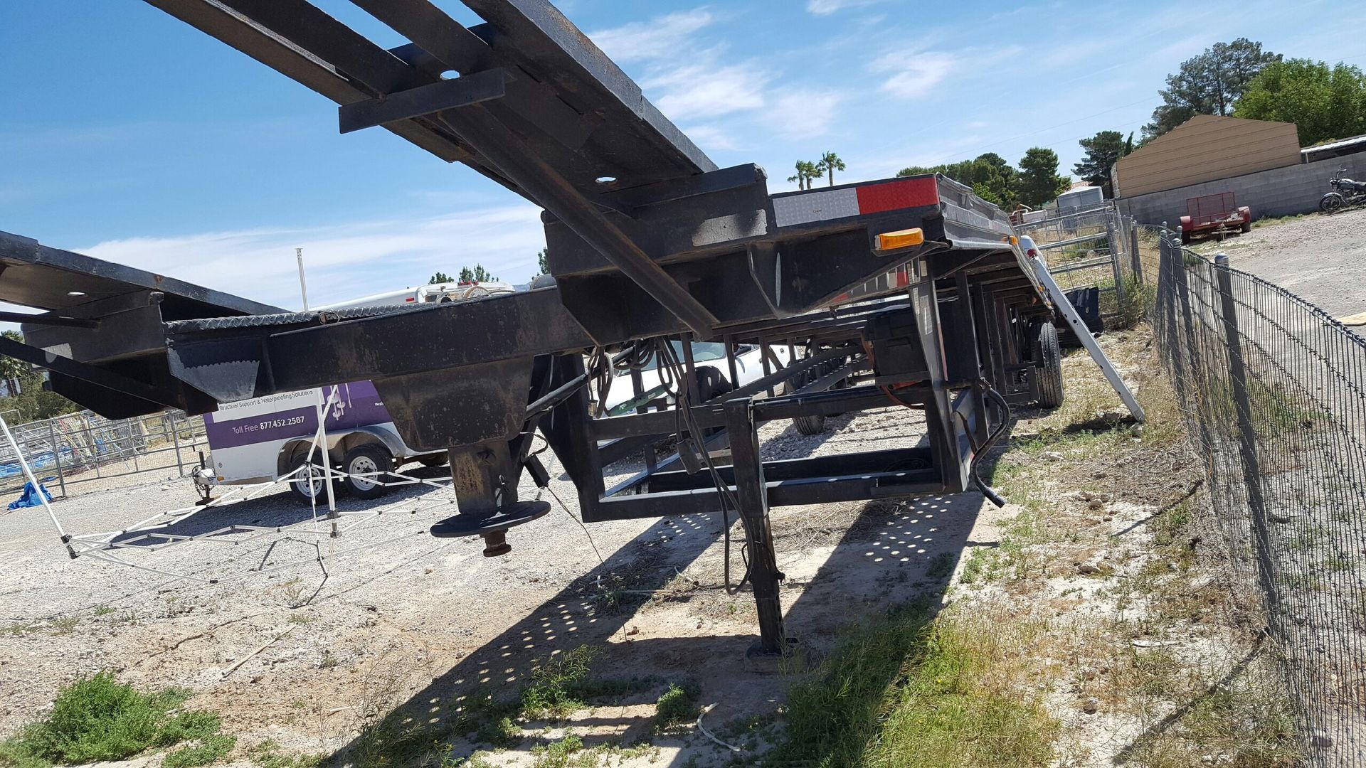 Tak3 car hauler wedge trailer for Sale in Las Vegas, NV OfferUp