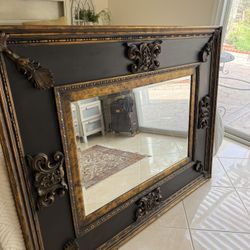 Antique Designer Set Mirror + Table Stand