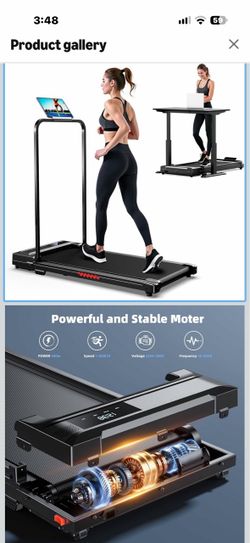Ulfario Walking Treadmill with Handlebar