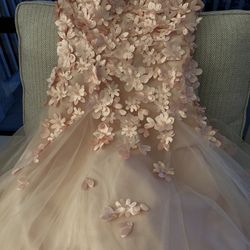 Just in Time For Prom Season!! Brand New Pink Basix Gown