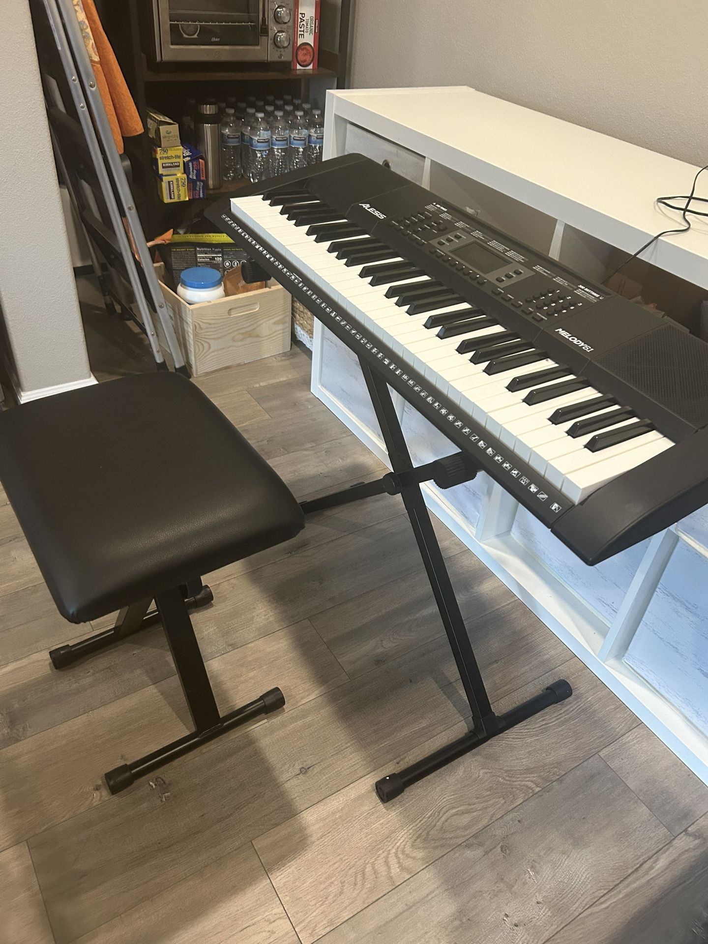 Beginner Keyboard With Stand And Stool