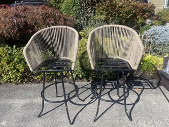 BAR STOOLS SET OF 2 INDOOR/OUTDOOR BRAND NEW JUST BUILT!!!
