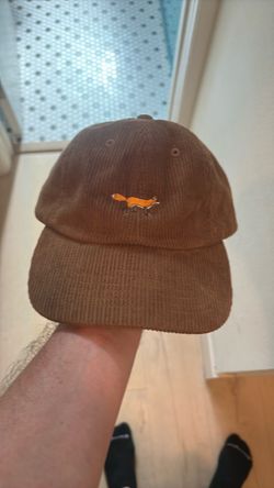 Corduroy baseball hat