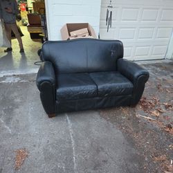 Free Leather Love Seat