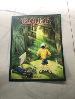 Golf deco sign