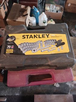Complete 70 piece Stanley socket set