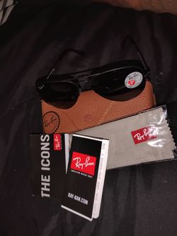 Ray Ban Aviator Large Metal Polarized Sunglasses -Black