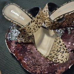 Gianni Bini Leopard Sandals