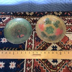 Vintage Brass Bowls From India